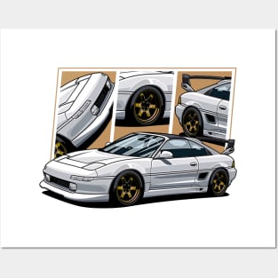 Toyota MR2, JDM Car Posters and Art